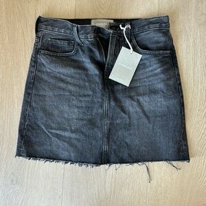 Everlane denim black skirt!